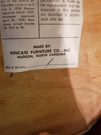 Kincaid furniture