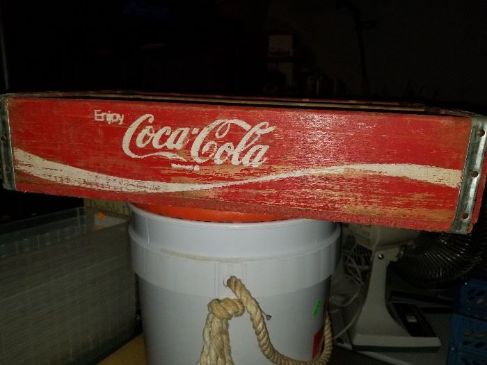 Coca Cola divided crate