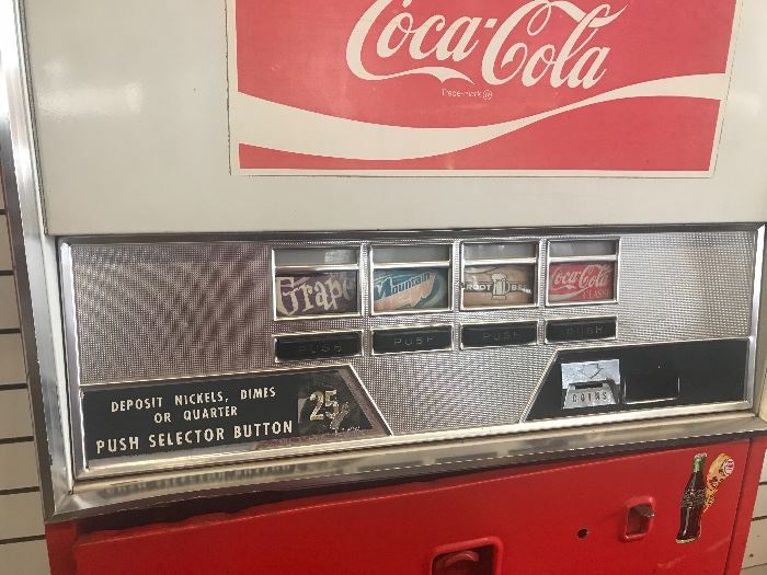 Coca-Cola Glass Bottle Soda/Pop Dispenser