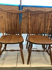 oak kitchen chairs