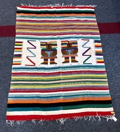 1920’s hand woven Rug/ Tapestry Mexico 