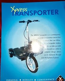 Brand new Express Transporter electric Trike/ scooter 