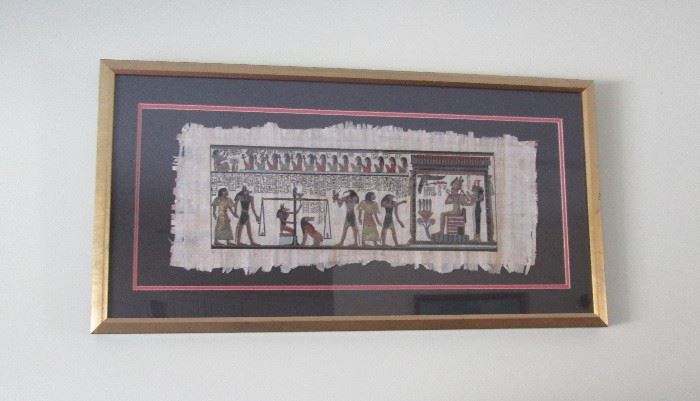 Egyptian Framed Papyrus