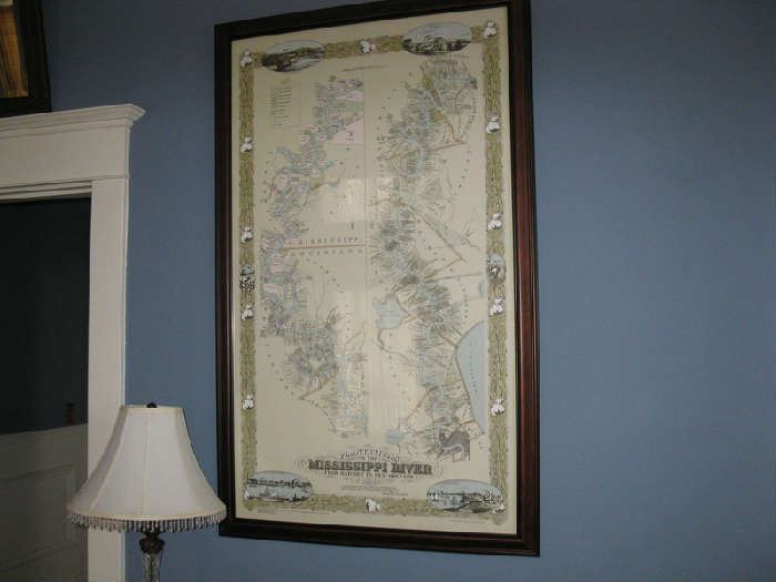 Mississippi river map 