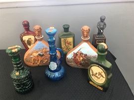 Large collection of Decanters