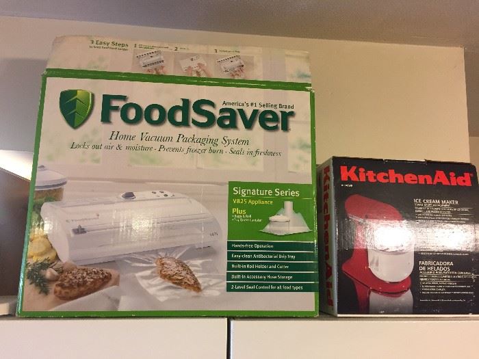 Food Saver and Ice Cream maker attachment for Kitchen Aid