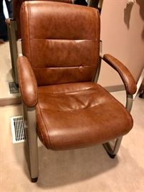 Leather guest chair