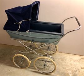 Vintage Kensington Silver Cross Pram