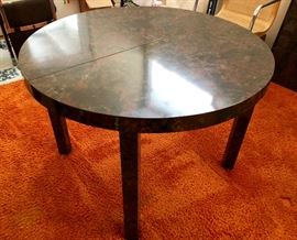 1970s formica table with two leaves