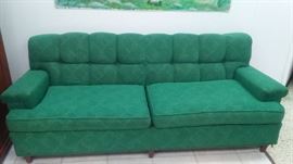 1950s Atomic Green sofa