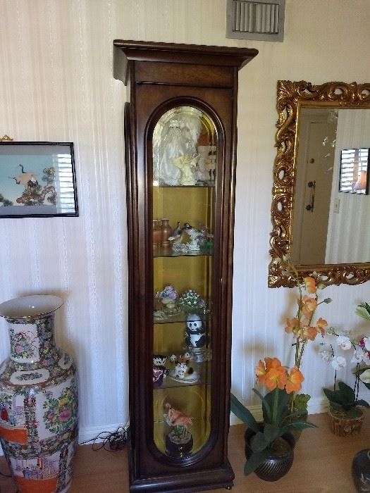 Beautiful curio display cabinet