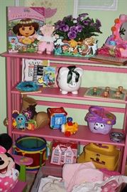 Cute children's furniture and toys