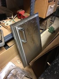 Stainless Steel Door front for outdoor built in grill.  Fire Magic