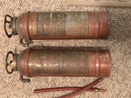 Antique Fire  Extinguishers Early 1900’s