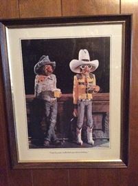 Cute cowboy print