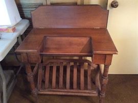 vintage Brandt library bookshelf/reading table. Thanks JEC!