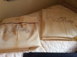 Wool blankets. M.D. US army 1944 
