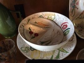 Hand painted Italian pottery