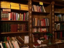 Law books, pharmacy books, many author signed books, 