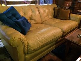 Smaller leather sofa. Perfect!