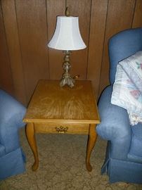 LAMP, END TABLE