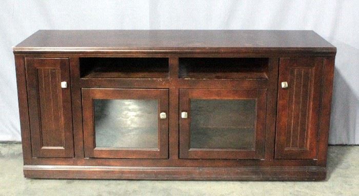 Eagle Industries Media Console/TV Stand on Casters, 66"W x 30"H x 22"D
