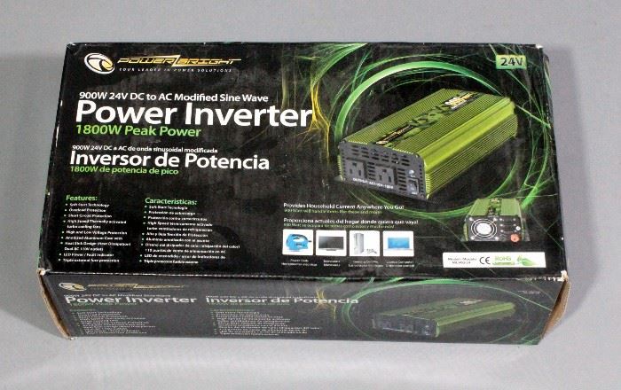 Power Bright Power Inverter 1800W Peak Power Model ML900-24, 900W 24V to AC Modified Sine Wave