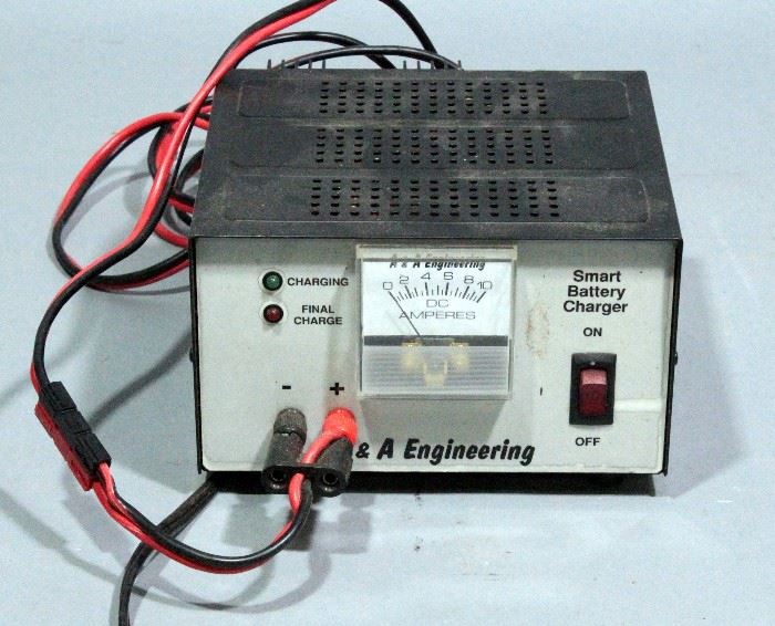 A&A Engineering 155-ASY 5 Amp Smart Battery Charger, Powers Up