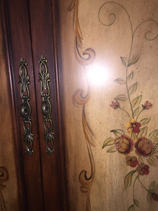 Renaissance armoire detail