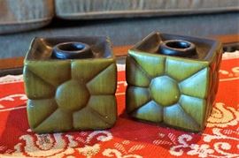 Haeger pottery candle holders