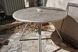 Aluminum outdoor table