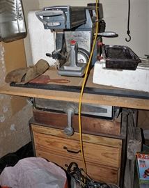 Powr-Kraft 10" radial arm saw
