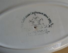 Franciscan Apple pottery set