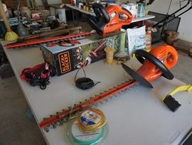 Black and Decker hedge trimmers