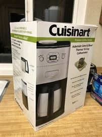 New in Box Cuisinart Coffee Maker w grinder