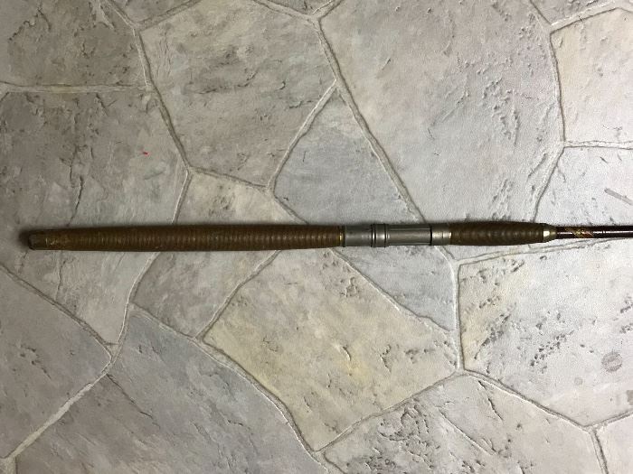 Vintage deep sea fishing rod