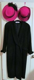 Christian Dior Cashmere  Ladies Coat and Fabulous Hats