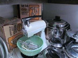 Sunbeam Standing Mixer with additional Attachments