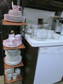 Sets of China, and serving pieces