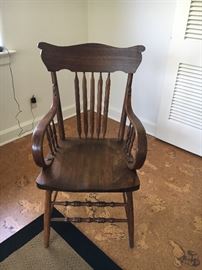  Fabulous Bentwood oak straight back chair 
