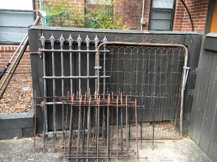 Wrought iron gates and fencing 