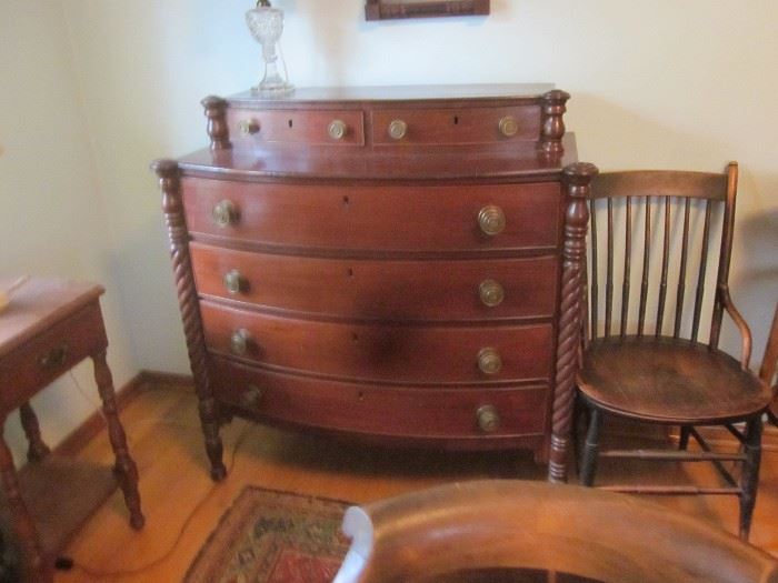 Gorgeous antique dresser and chairs
