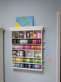 Lots of crafts materials .....more pictures coming Monday night!