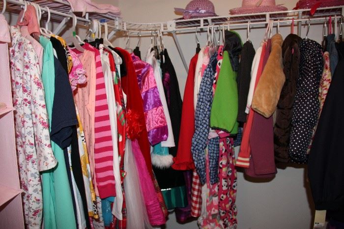 Large selection of children's clothing