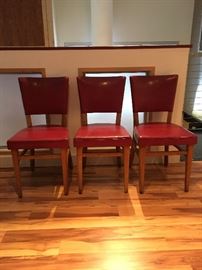 Thonet mid-century commercial chairs (one with original tags on bottom). Matching sofa not shown. Thonet mid-century chairs (matching sofa not shown). From the Officer's nightclub at Marine Corps Recruit Depot (MCRD San Diego); now "Liberty Station."