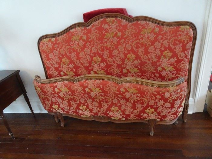 Country French Upholstered Headboard & Footboard