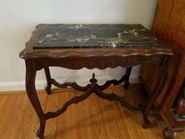 Marble top small table