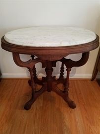 Marble top table