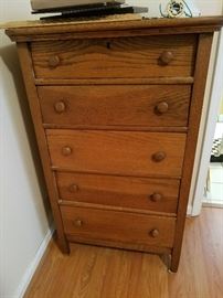 Oak chest Vintage