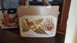 Enid Collins Signed Purse Pheasant